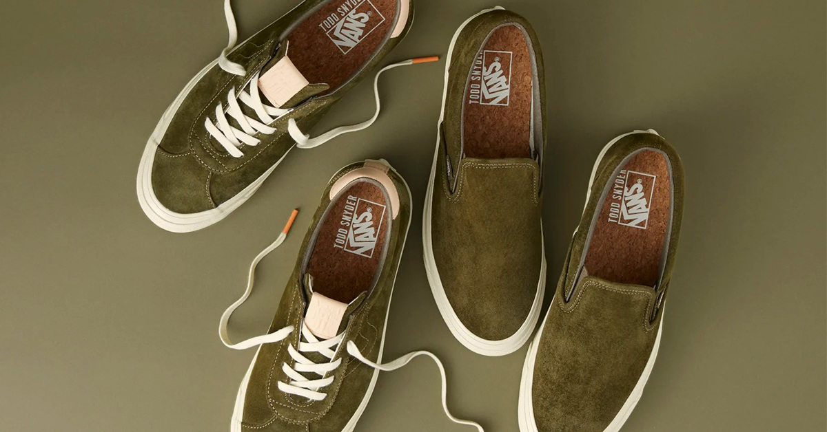 Das Todd Snyder x Vans „Dirty Martini“ Pack ist nicht von Cannabis inspiriert